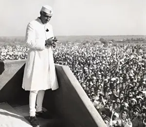 Economic Development Prints: Jawaharlal Nehru, Prime Minister of India