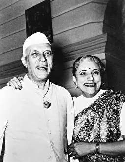 Brother Prints: Jawaharlal Nehru with his youngest sister