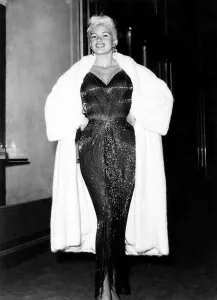 Jayne Mansfield, at Le Roy nightclub in Milan, October 1957