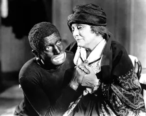 Blackface Prints: THE JAZZ SINGER, from left: Al Jolson, Eugenie Besserer, 1927