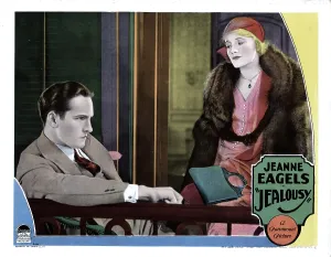 Jeanne Prints: JEALOUSY, from left, Fredric March, Jeanne Eagels, 1929