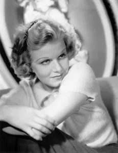 Harlow Prints: Jean Harlow, just after getting her hair cut to grow in her natural color, late 1935