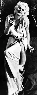 Harlow Prints: Jean Harlow in a print ad for Coca-Cola