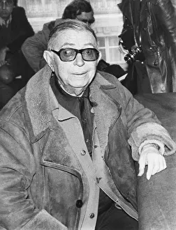 Philosopher Prints: Jean Paul Sartre at a press conference in Paris, on Dec. 10, 1974