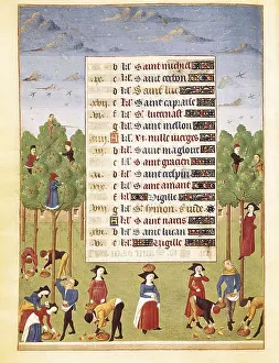 Duchess Of Burgundy Prints: JEAN ROLIN, Maestro de(15th c.); ADELAIDA DE SABOYA