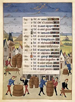 Miniatures Prints: JEAN ROLIN, Maestro de(15th c.); ADELAIDA DE SABOYA
