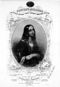 Sheet Music Prints: Jeanie With The Light Brown Hair