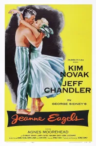 Novak Prints: JEANNE EAGELS, US poster, from left: Jeff Chandler, Kin Novak, 1957