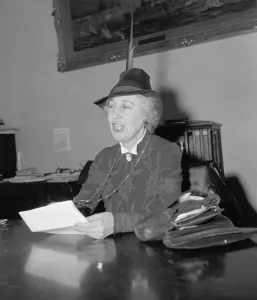 Rankin Prints: Jeannette Rankin (1880-1973), in 1939