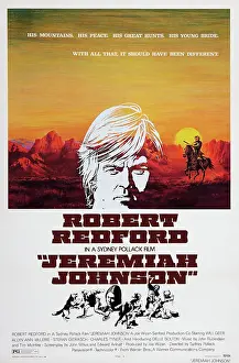 6hp Ec Prints: JEREMIAH JOHNSON, US poster art, top: Robert Redford, 1972