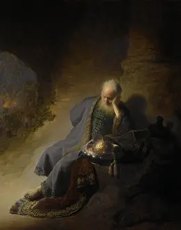 Books Prints: Jeremiah Lamenting the Destruction of Jerusalem