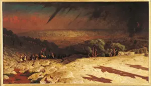 Illuminated Prints: Jerusalem, by Unknown Artist, 1846