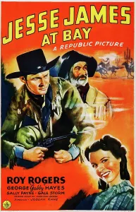 Gale Prints: JESSE JAMES AT BAY, US poster, Roy Rogers, Gabby Hayes, Gale Storm, 1941