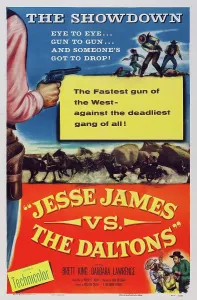 Images Dated 10th March 2014: JESSE JAMES VS. THE DALTONS, US poster art, 1954