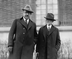 Corruption Prints: Jesse W. Smith (on left), close associate and roommate of Harding's corrupt Attorney General