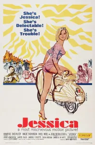 Angie Prints: JESSICA, US poster art, Angie Dickinson, 1962