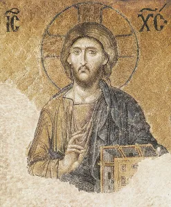 Thrace Prints: Jesus Christ Blessing. 11th c. TURKEY