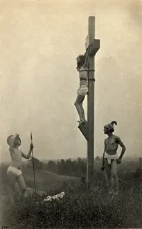 Images Dated 11th December 2007: Jesus Christ, the Crucifixion in profile
