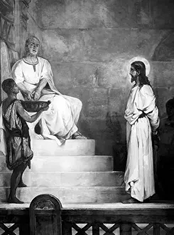 Images Dated 12th December 2007: Jesus Christ, title: Pontius Pilate washing his hands