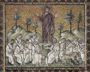 6th C Prints: Jesus on the Mount of Olives. 6th c