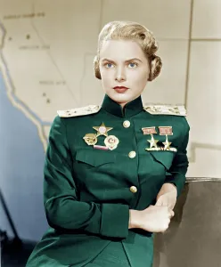 Decorated Prints: JET PILOT, Janet Leigh, 1950 (released 1957)
