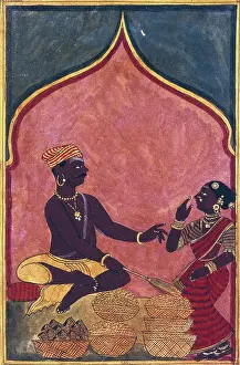 Activities Prints: Jewish merchant, 18th c. Hindu art
