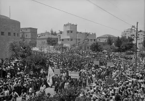 Lcgr1308 Prints: Jewish protest against Palestine White Paper