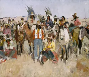 Ethnographic Prints: Jicarilla Apache Fiesta, 1934, by LaVerne Nelson Black