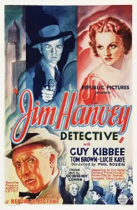 Images Dated 17th April 2015: JIM HANVEY, DETECTIVE, US poster art