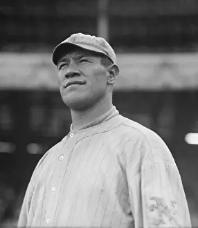 Fans Prints: Jim Thorpe, in a New York Giants uniform at the New York Polo Grounds