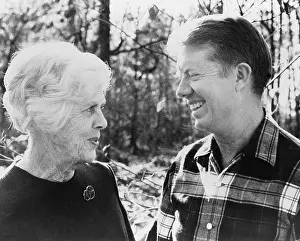 Peace Corps Prints: Jimmy Carter and his mother, Ms