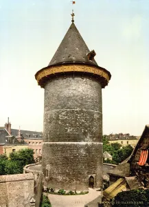 Photomechanical Print Prints: Joan of Arc, Joan of Arc's Tower, Rouen, France, photochrom, 1890-1900