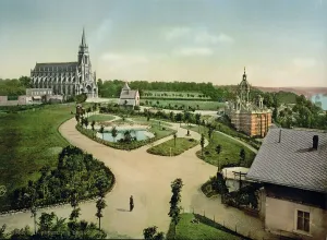 Photomechanical Print Prints: Joan of Arc, Notre Dame de Bon Secours and Joan of Arc's monument