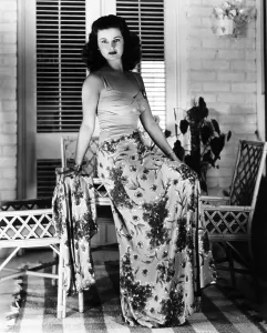 Print Skirt Prints: Joan Bennett, mid 1940s