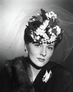 Flowers Prints: JOAN FONTAINE, c. 1940s'