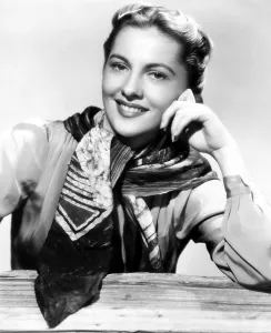 Womens Fashion Prints: Joan Fontaine, Paramount Pictures, 1945