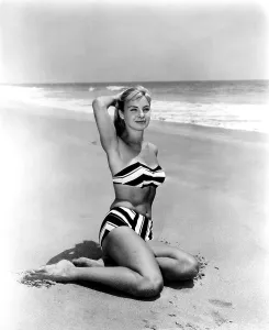 Bathing Suit Prints: Joanne Woodward, ca. 1950s
