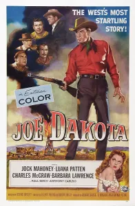 Caruso Prints: JOE DAKOTA, US poster art, from top: Jock Mahoney
