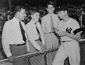 Lcgr1501 Prints: Joe Di Maggio autographs baseball for Gov