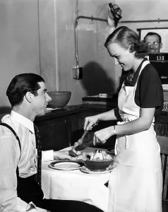 Food Prints: Joe DiMaggio and his fiancee, Dorothy Arnold
