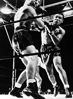 Louis Prints: JOE LOUIS delivers knockout punch to Lou Nova