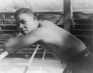2007 Prints: Joe Louis, at Greenwood Lake N.Y. portrait by Carl Van Vechten, September 15, 1941