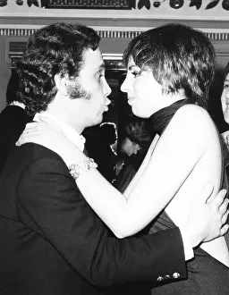 Liza Prints: Joel Grey greets Liza Minnelli at her opening at the Waldorf Astoria's Empire Room