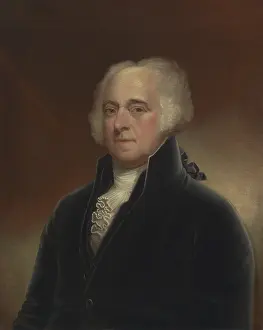 Bscol Prints: John Adams, 2nd President of the United States, held office from 1797 to 1801