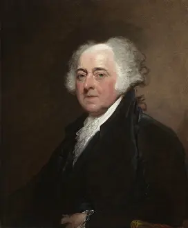 Above Waist Prints: John Adams, by Gilbert Stuart, c