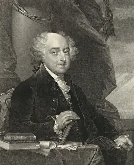 Books Prints: JOHN ADAMS, SECOND PRESIDENT OF THE UNITED STATES