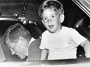 John F Jr Prints: JOHN F. KENNEDY, and JOHN F. KENNEDY Jr