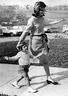 Kennedy Prints: John F. Kennedy Jr. Jacqueline Kennedy