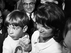 1960s Candids Prints: John F. Kennedy Jr. and Jacqueline Kennedy