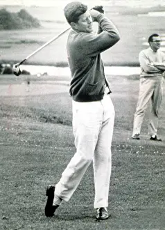 Golf Prints: JOHN F. KENNEDY, President vacationing at Hyannisport